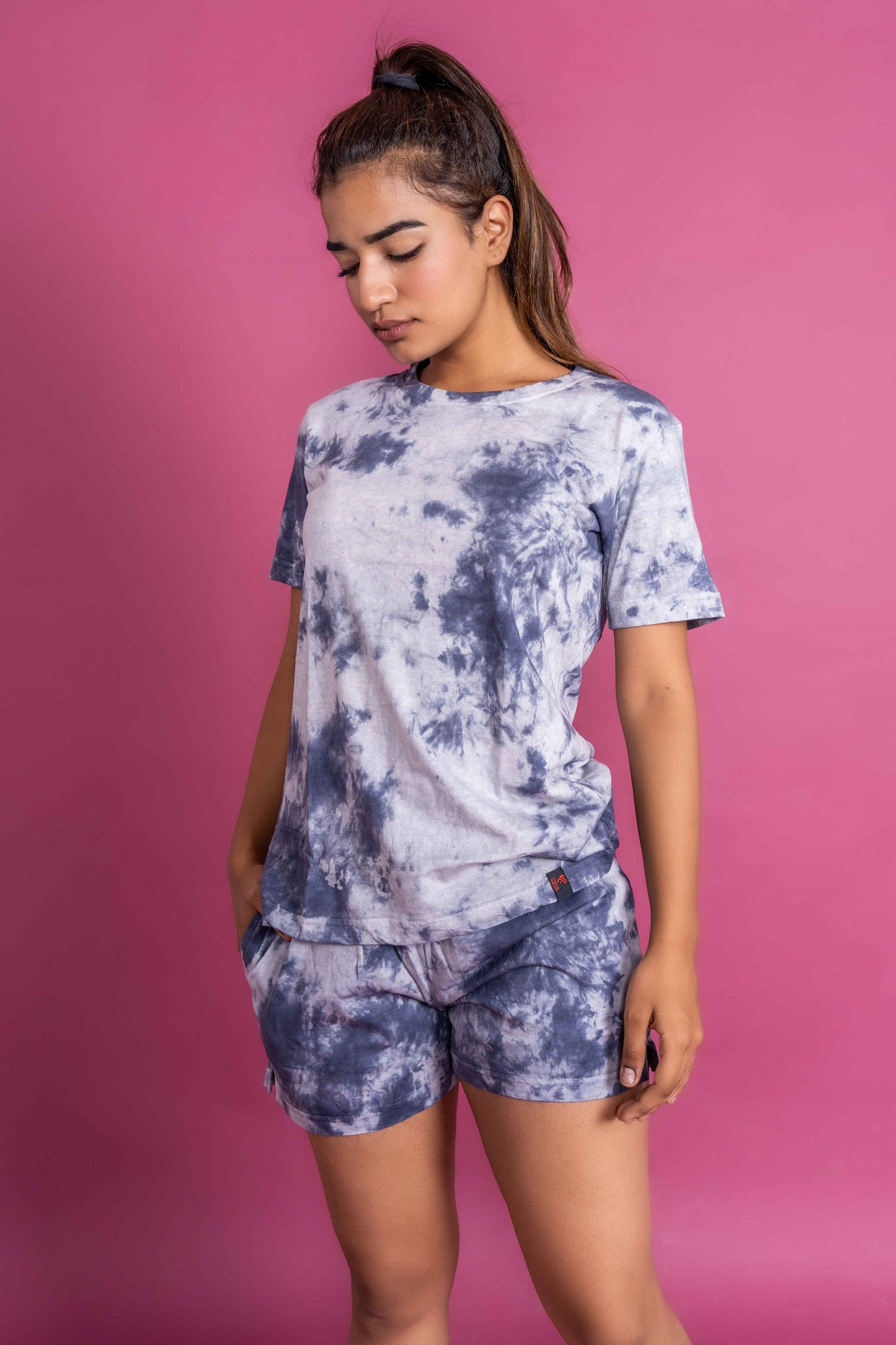 CY Tie & Dye Co-Ord Set Grey