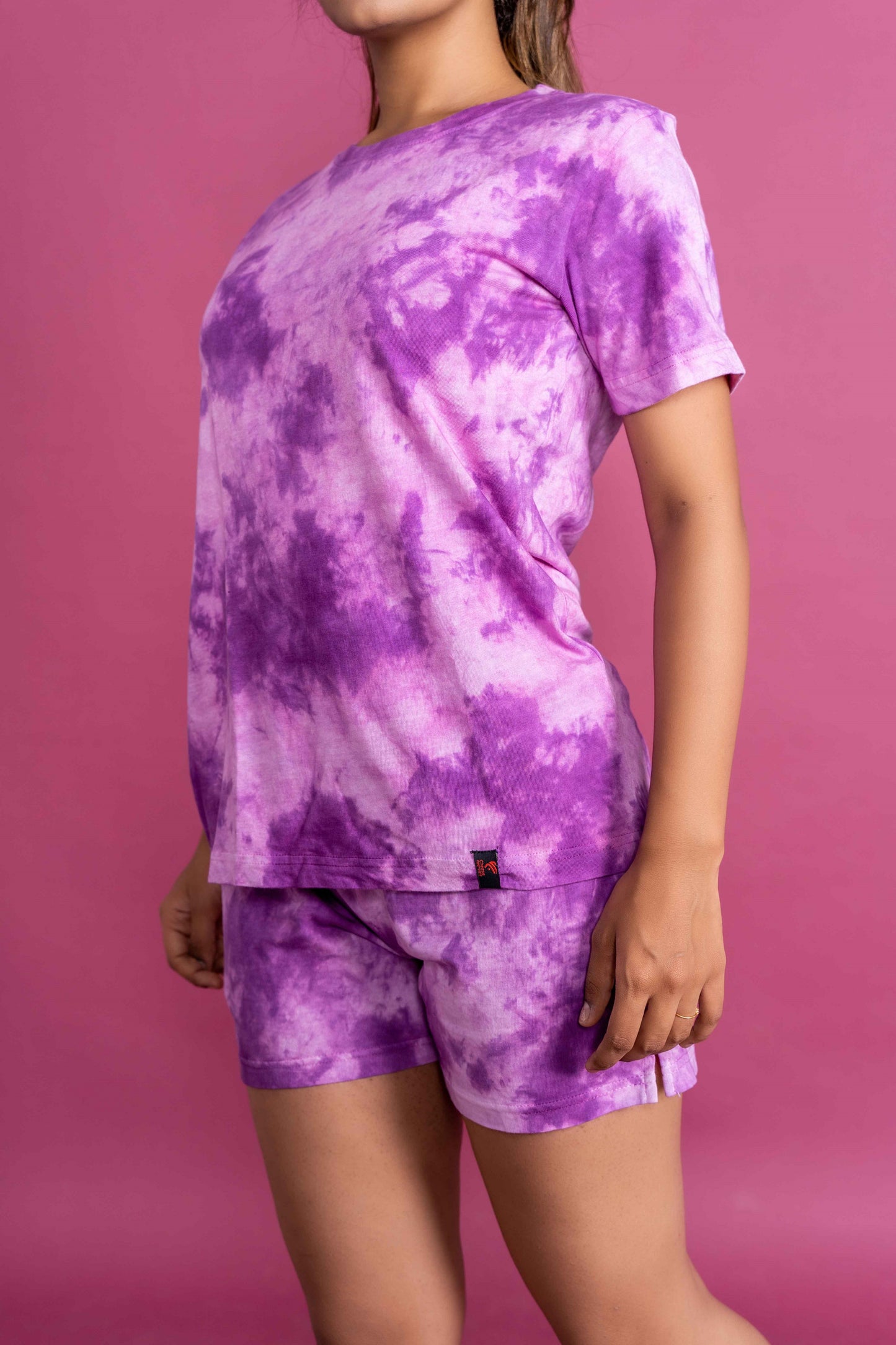 CY Tie & Dye Co-Ord Set Purple