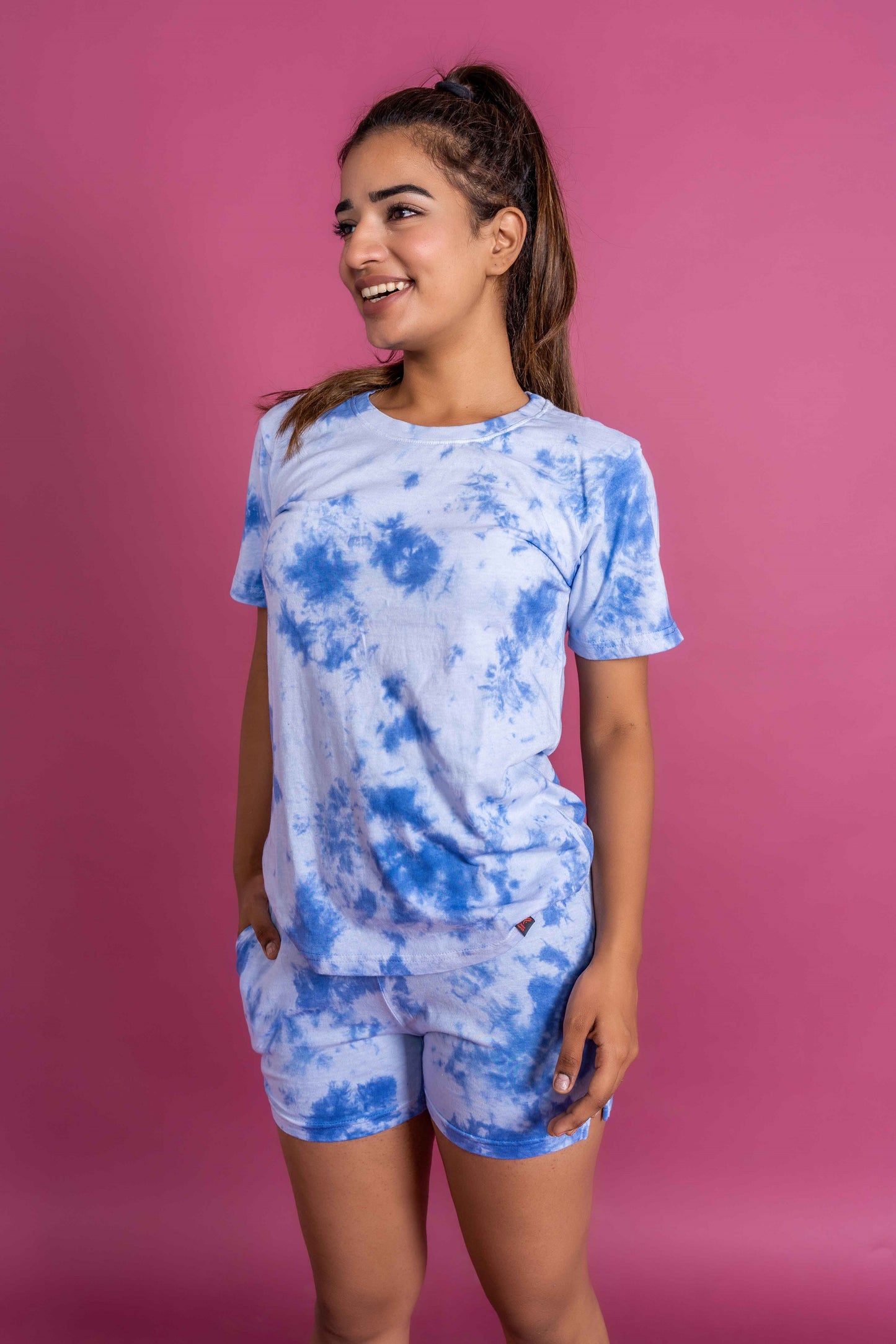 CY Tie & Dye Co-Ord Set Blue