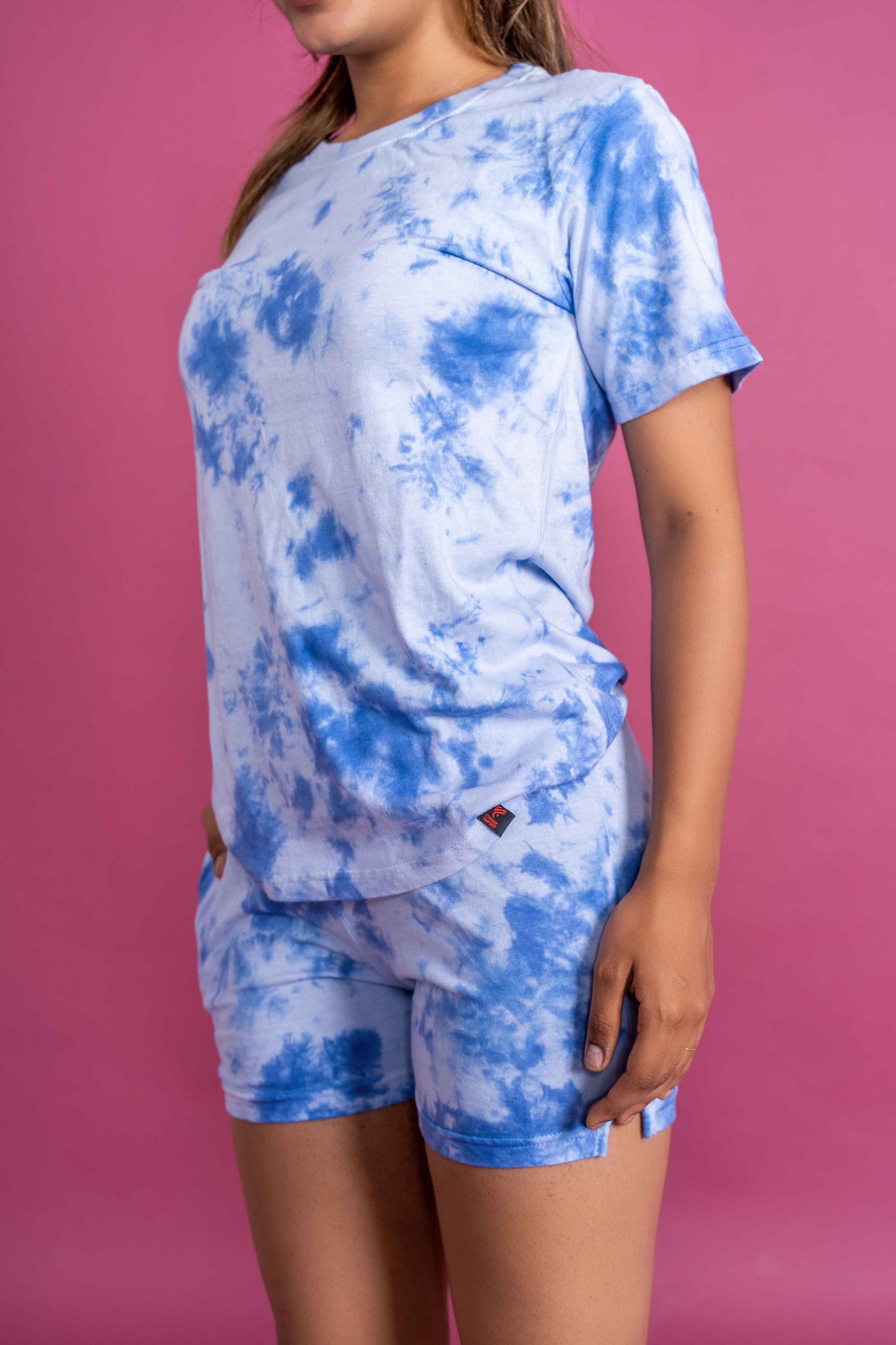 CY Tie & Dye Co-Ord Set Blue