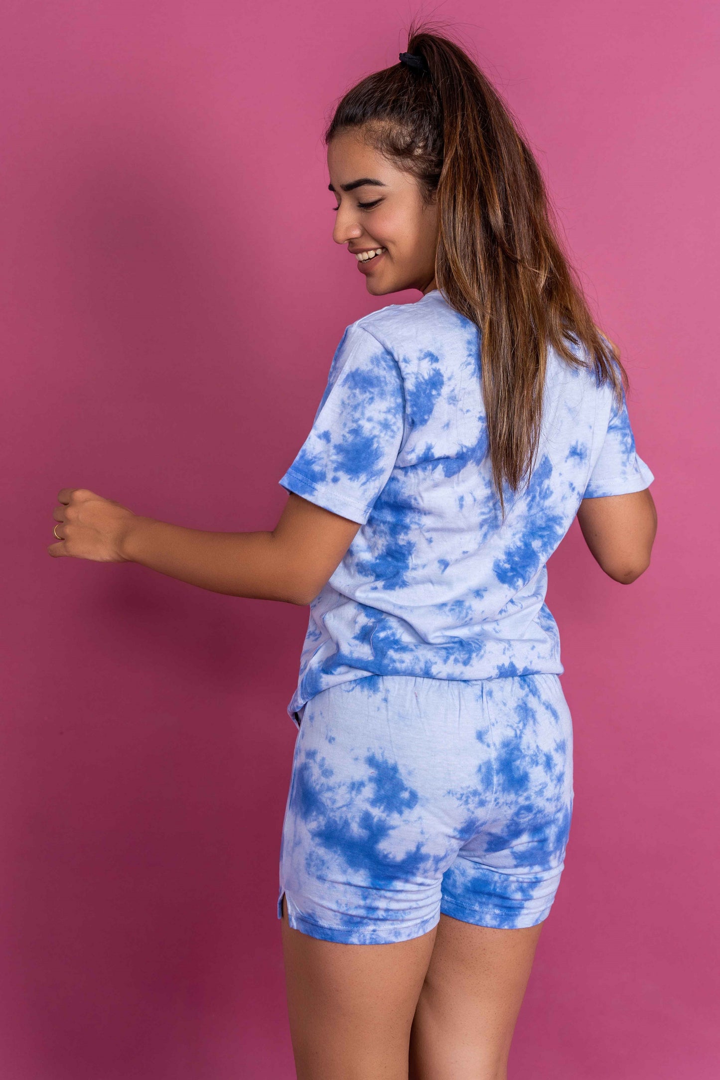 CY Tie & Dye Co-Ord Set Blue