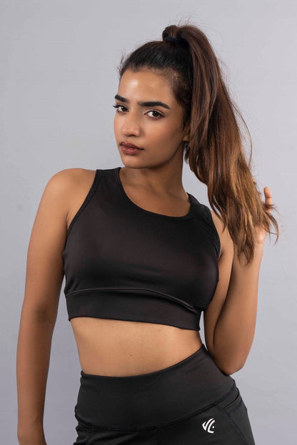 CY Activewear Sports Bra Black