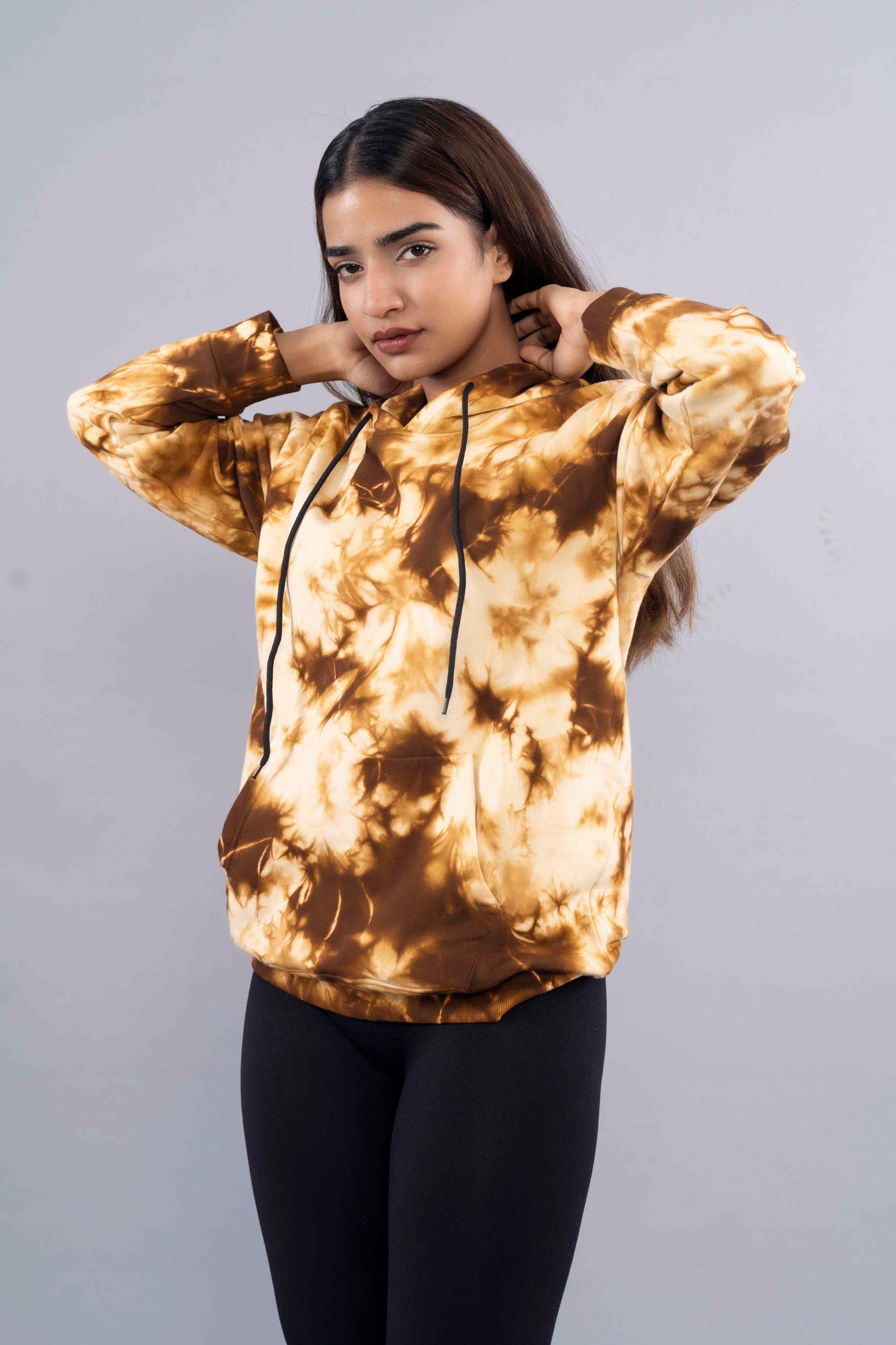 CY Tie & Dye Hoodie Black