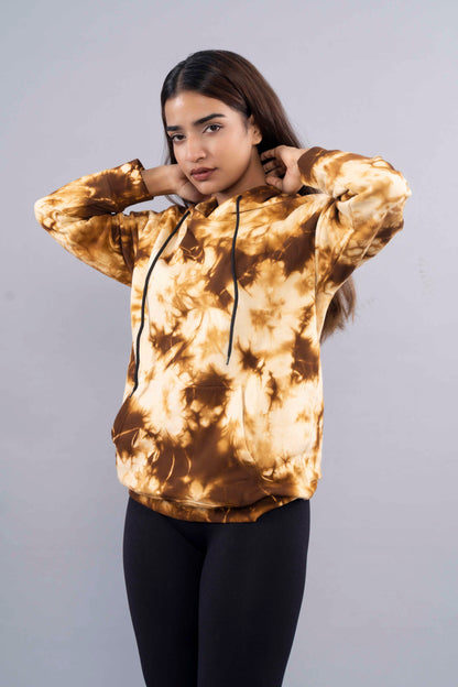 CY Tie & Dye Hoodie Orange