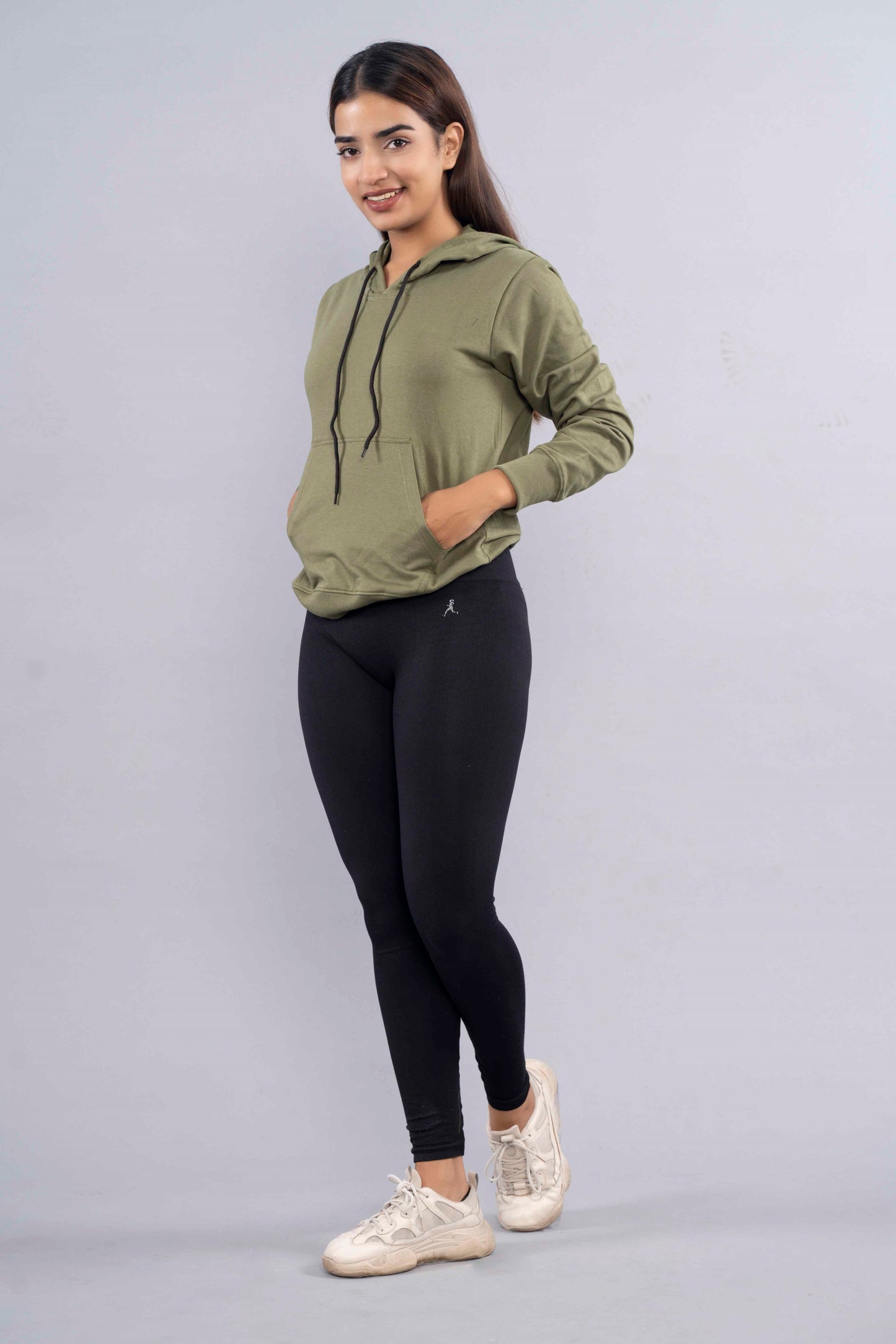 CY Basic Hoodie Olive Green