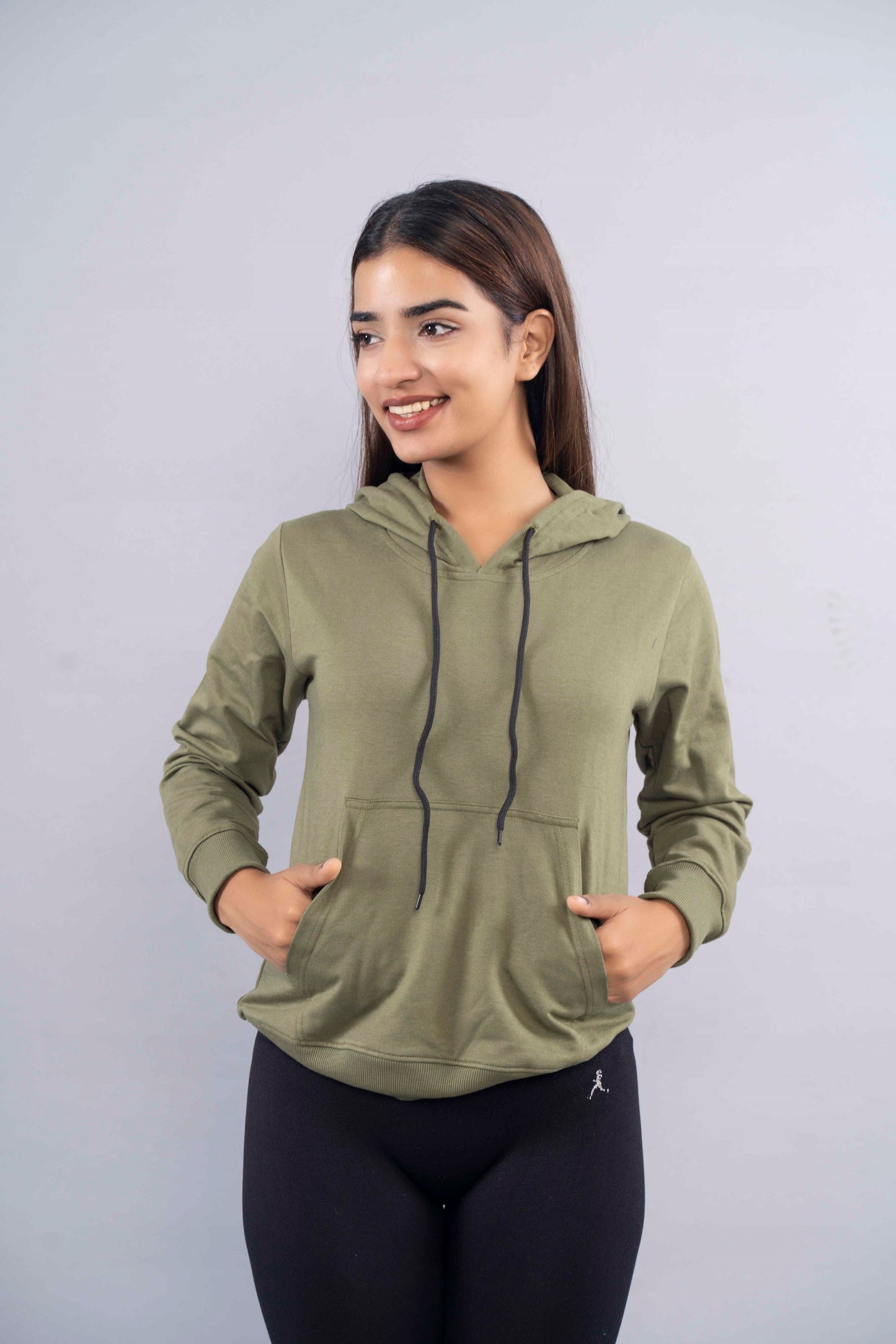 CY Basic Hoodie Olive Green