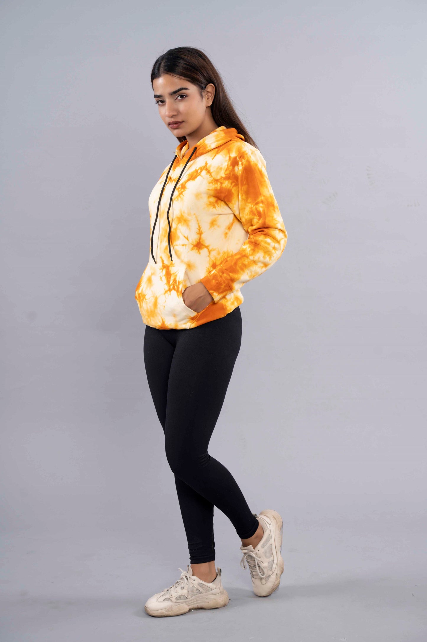 CY Tie & Dye Hoodie Orange