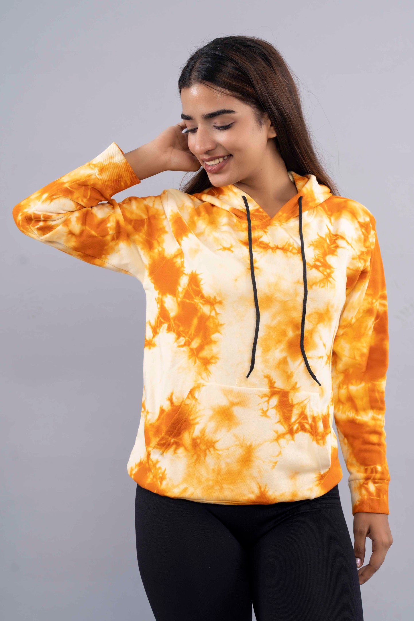 CY Tie & Dye Hoodie Black