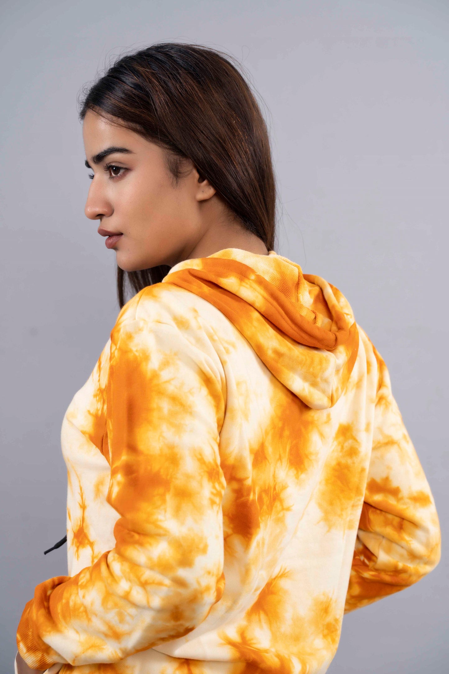 CY Tie & Dye Hoodie Orange