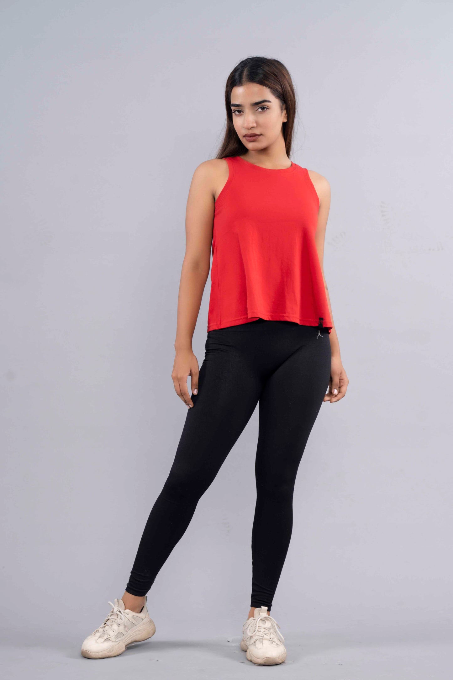 CY Basic Flare Tank Red