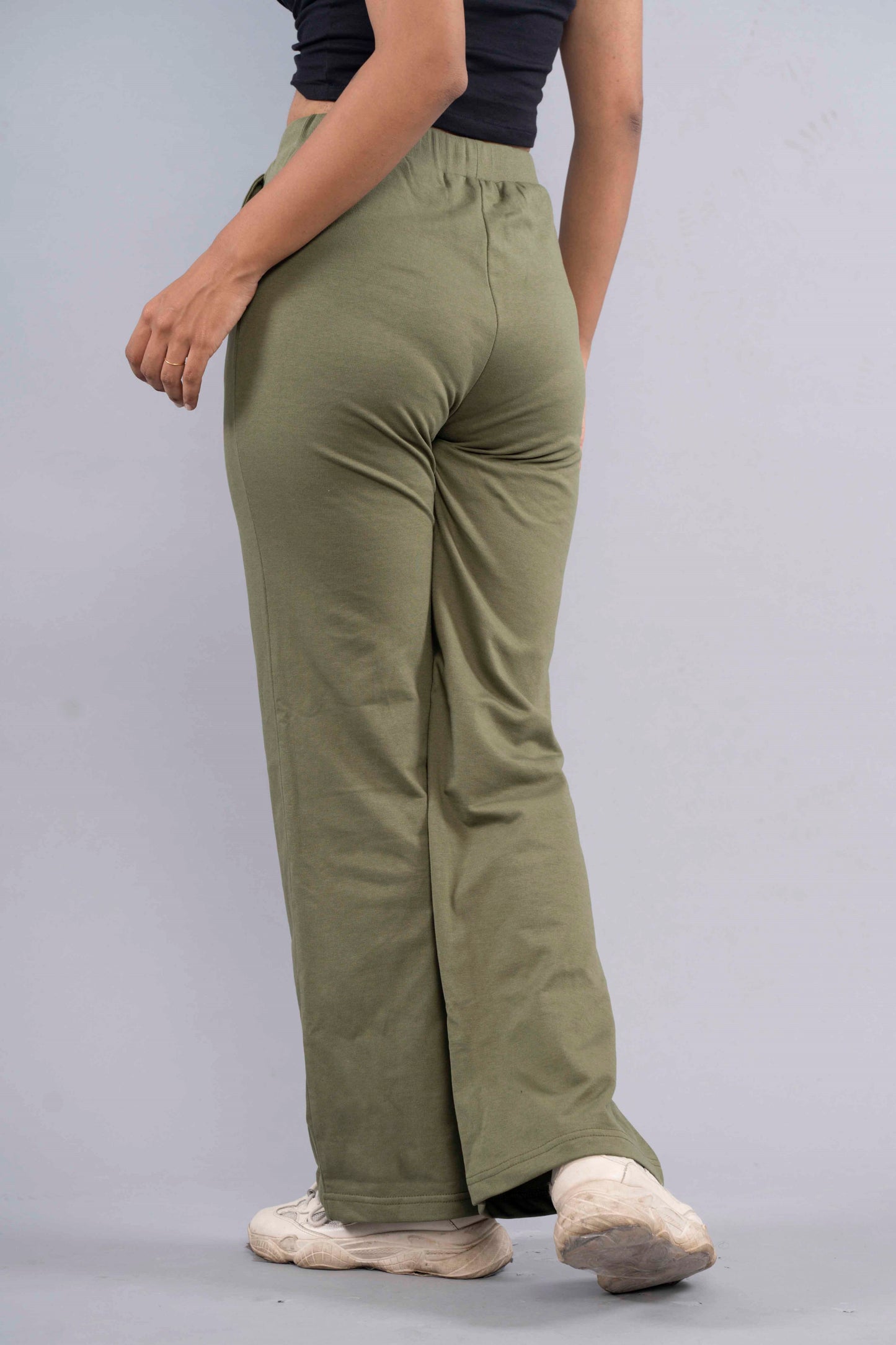 CY Flare Pants Olive Green