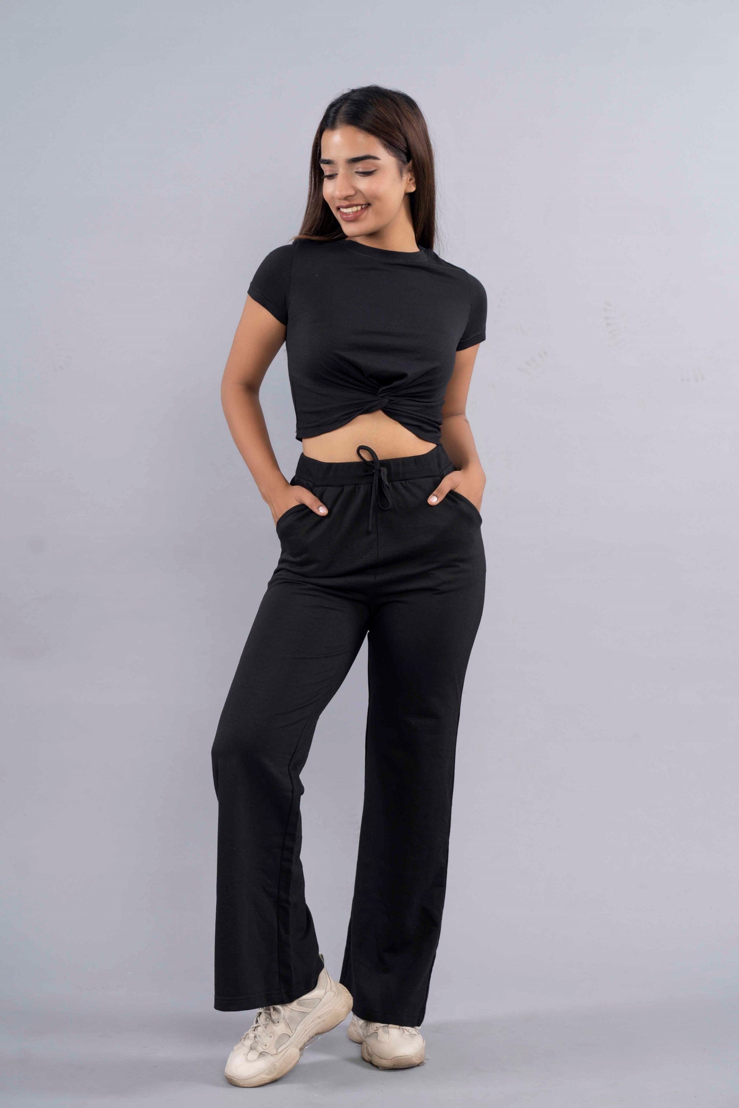 CY Flare Pants Black